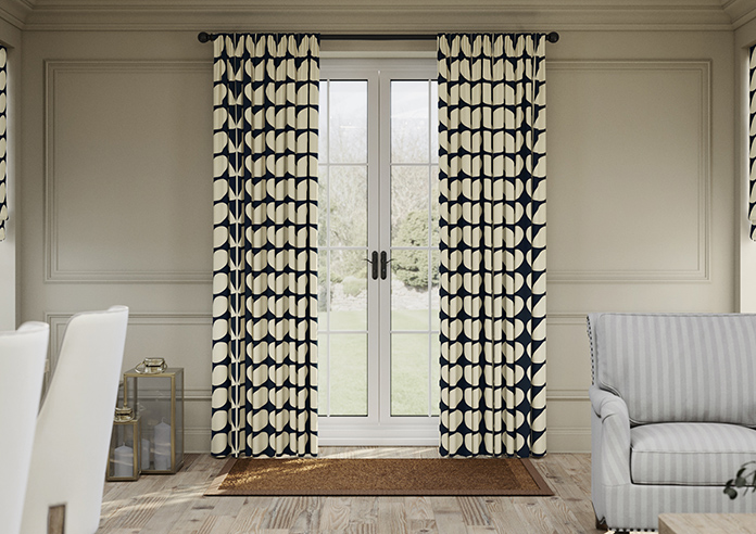 Orla Kiely Jumbo Solid Stem, Whale - Made to Measure Curtains - Image 3